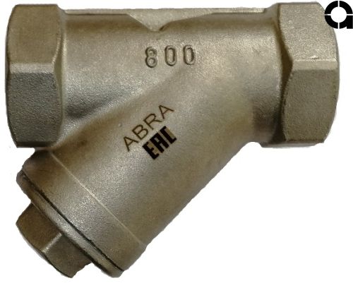 Фильтр сетчатый резьбовой ABRA-YS-3000-SS316-010