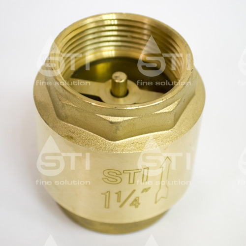 Клапан обратный пружинный STI 32 (латунное уплотнение) фото 3