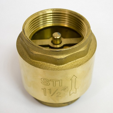 Клапан обратный пружинный STI 40 (латунное уплотнение) фото 2