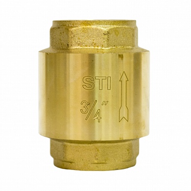 Клапан обратный пружинный STI 20 (латунное уплотнение) фото 4