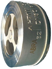 Обратный клапан нержавеющий межфланцевый ABRA-D71-020