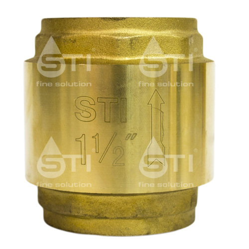 Клапан обратный пружинный STI 40 (латунное уплотнение)