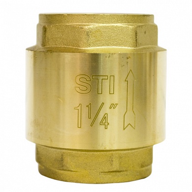 Клапан обратный пружинный STI 32 (латунное уплотнение) фото 4