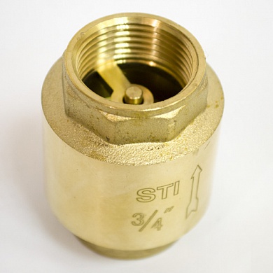 Клапан обратный пружинный STI 20 (латунное уплотнение) фото 2