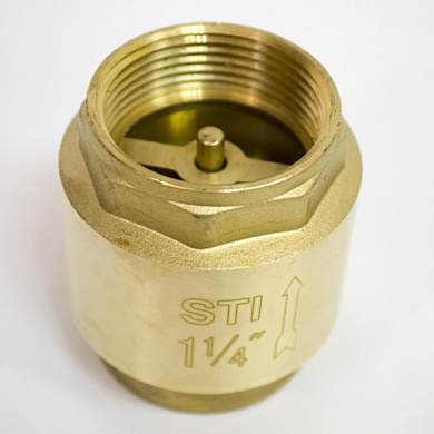 Клапан обратный пружинный STI 32 (латунное уплотнение) фото 2