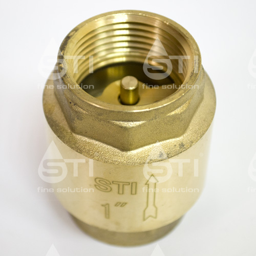 Клапан обратный пружинный STI 25 (латунное уплотнение) фото 3