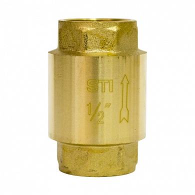 Клапан обратный пружинный STI 15 (латунное уплотнение) фото 4