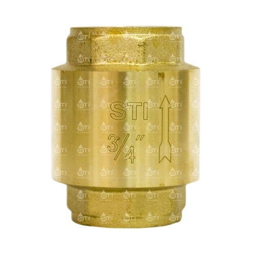 Клапан обратный пружинный STI 20 (латунное уплотнение)